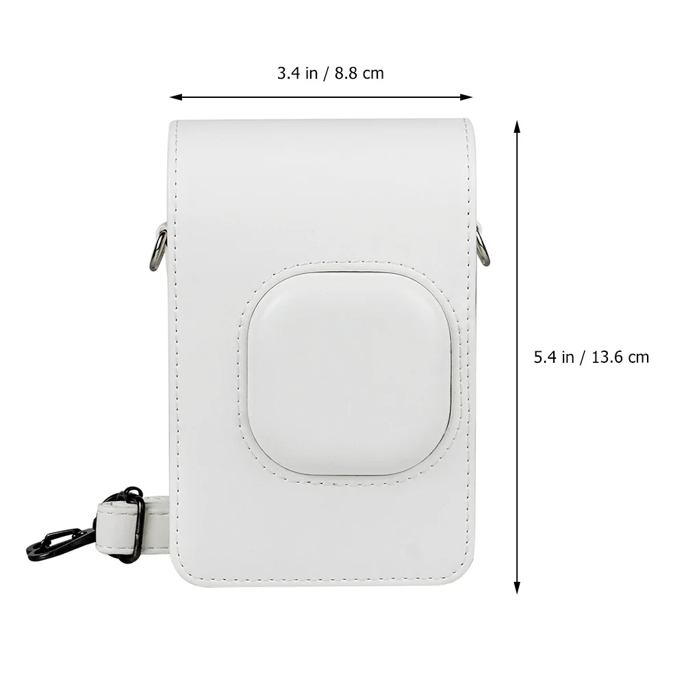

Bag Pu Adjustable Shoulder Pouch For Portable Camera Magnetic Lock Design Precise Cutouts Compatible With Mini