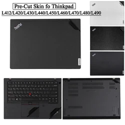 Pre-Cut Anti Fingerprints Vinyl Decal Sticker Skin for Lenovo Thinkpad Laptop Cover Film for L430 L440 L450 L460 L470 L480 L490