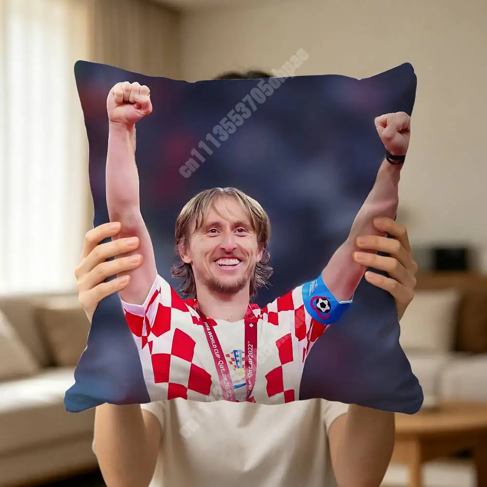 Farewell Croatia L-Luka 10 M-Modric Pillow Cover Sofa Couch Cushion Case Creative Workspace Accent Home Decor