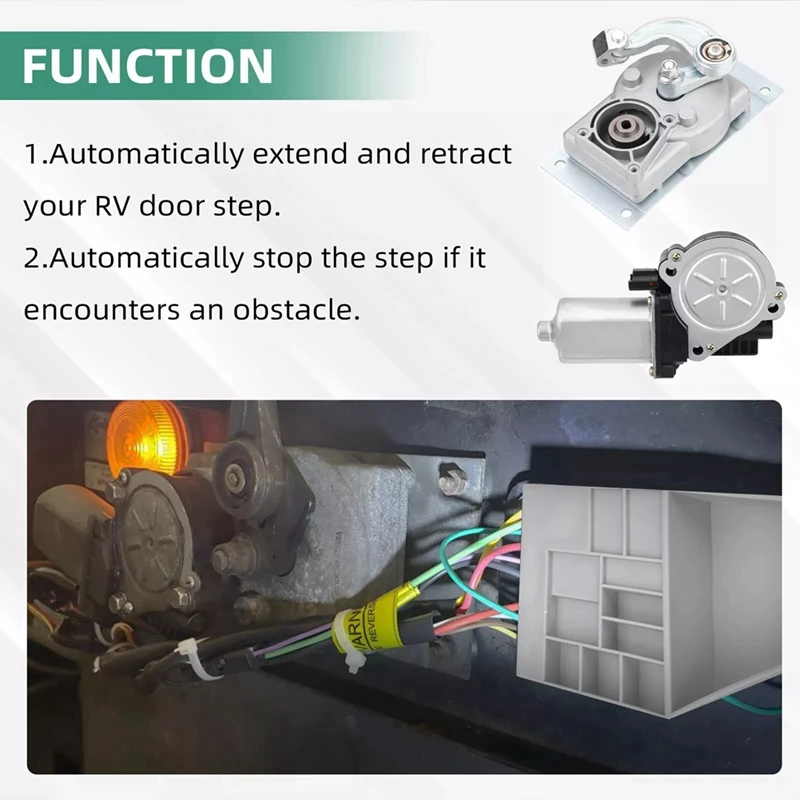 

RV Step Motor 676061&Gear Box 379160 For Lippert Kwikee Automatic Electric Steps