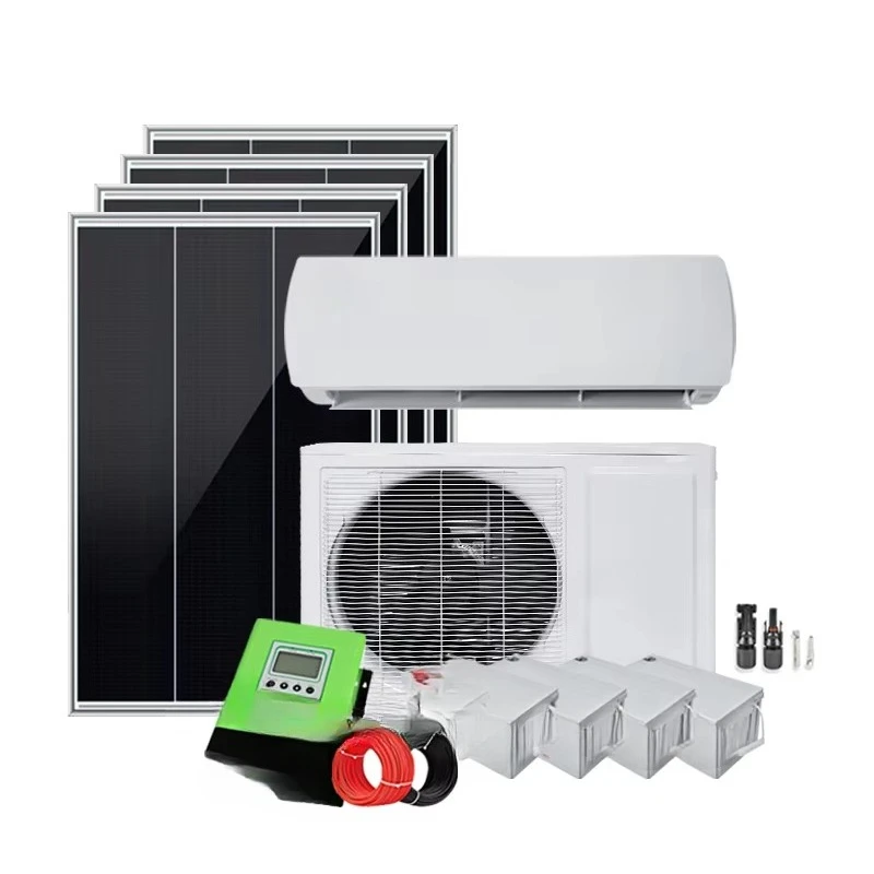 China Manufacturer 12000 BTU 100% Solar air Conditioning Solar Split air Conditioner 24hrs/day