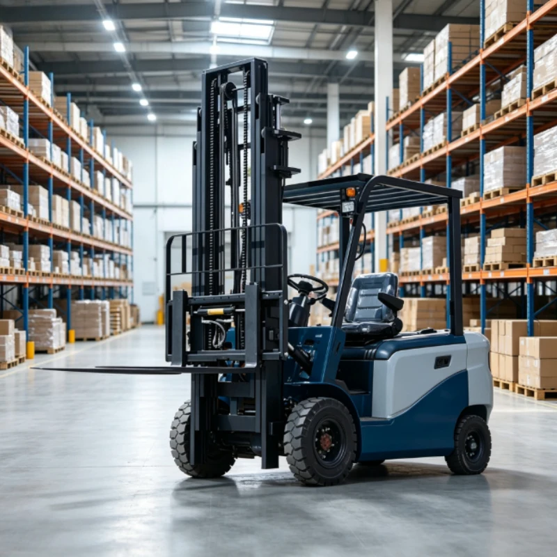 Ergonomic Control Handle 3.5 Ton Reach Electric Forklift Safe Comfortable High Rack Pallet Handling Vehicle
