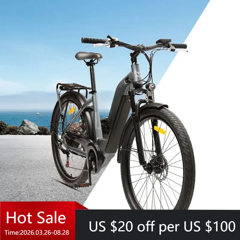 

Tc TXED factory direct sales 7-speed lithium battery electric city bicycle 36V 500W rear wheel hub motor shock fork pedal auxili