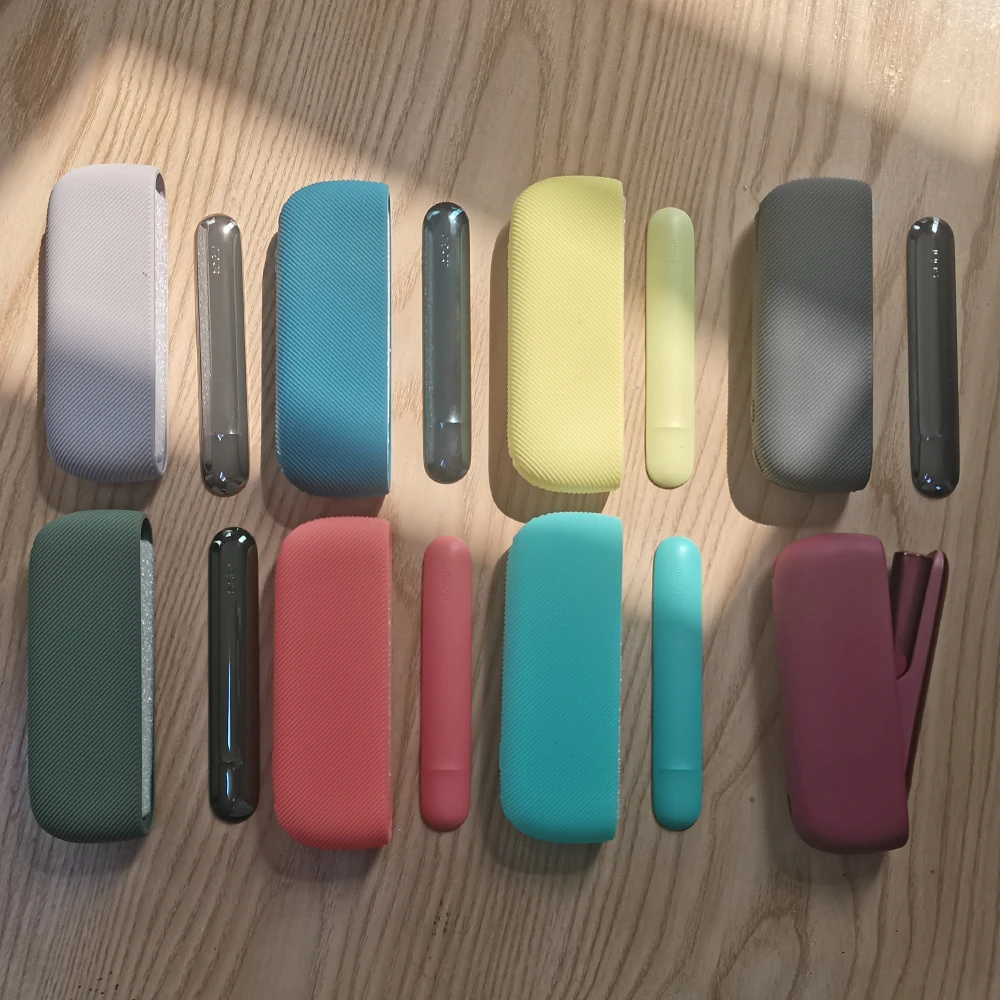 JINXINGCHENG Side Cover Case for IQOS ILUMA Holder Full Shell for IQOS ILLUMA Protection Accessories with 16 Colors