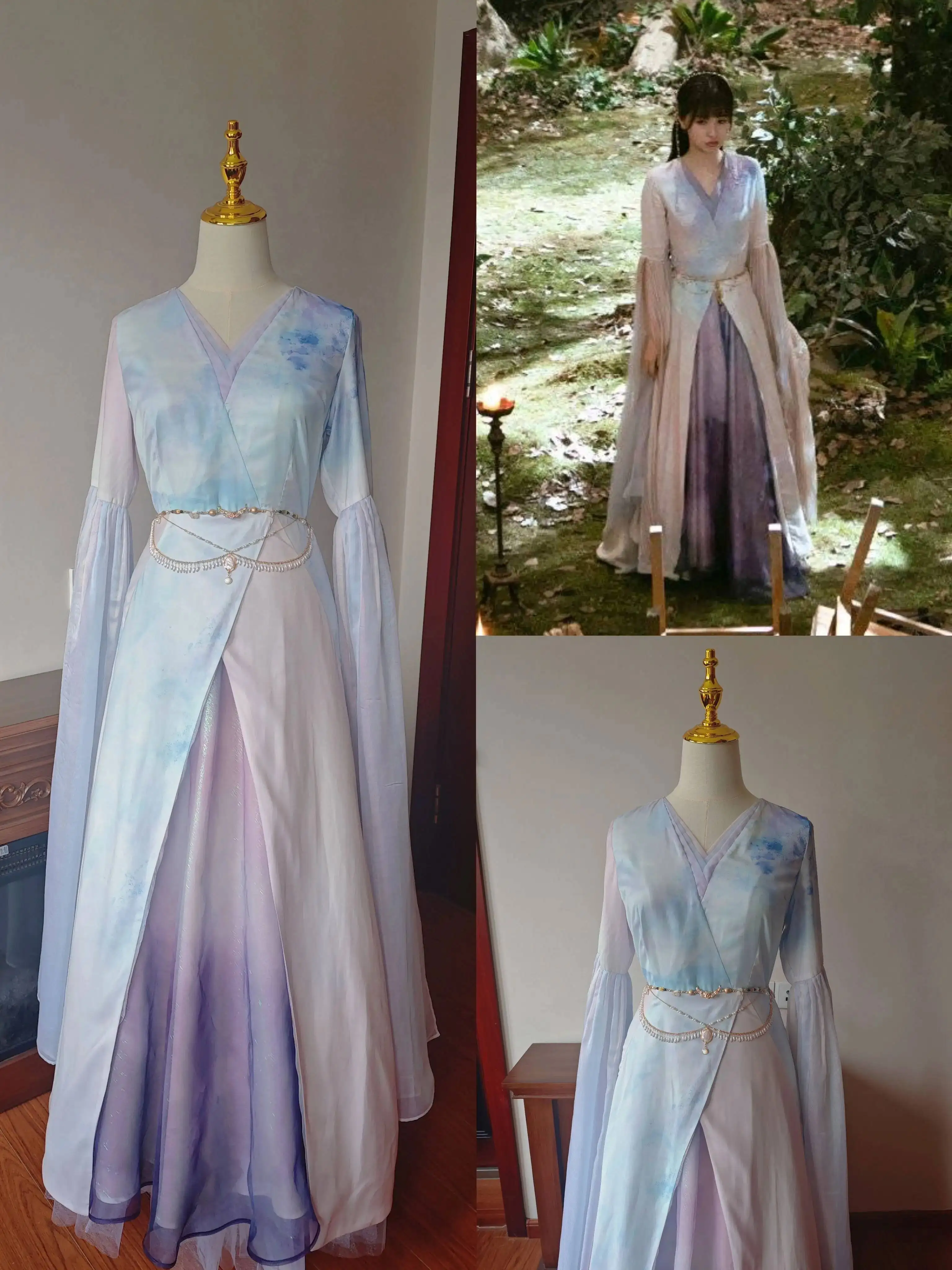 

Little Orchid's same style "Cang Yan Hai" evening gown, costume for film and television, full payment page