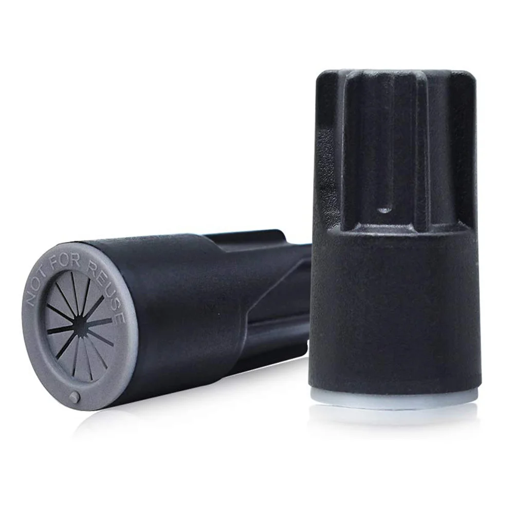 ขั้วต่อสายไฟกันน้ำฝาปิดสายไฟฟ้าสำหรับแรงดันต่ำกลางแจ้งสีดำ (20แพ็ค)