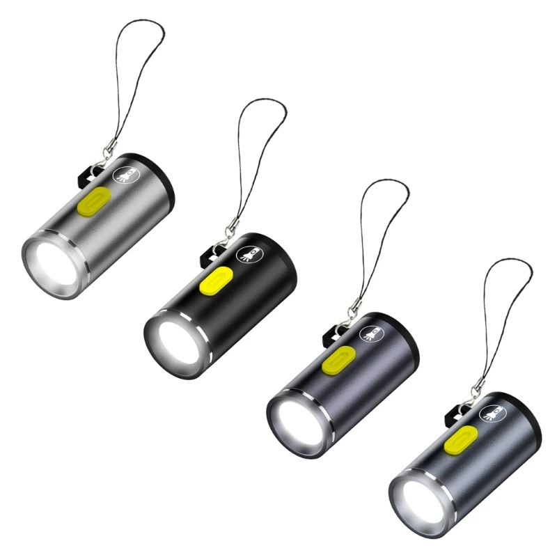 Mini lampe de poche LED haute luminosité, salle de bain T, petites torches LED, 62By connecteurs de type C, parfaites pour une utilisation en voyage