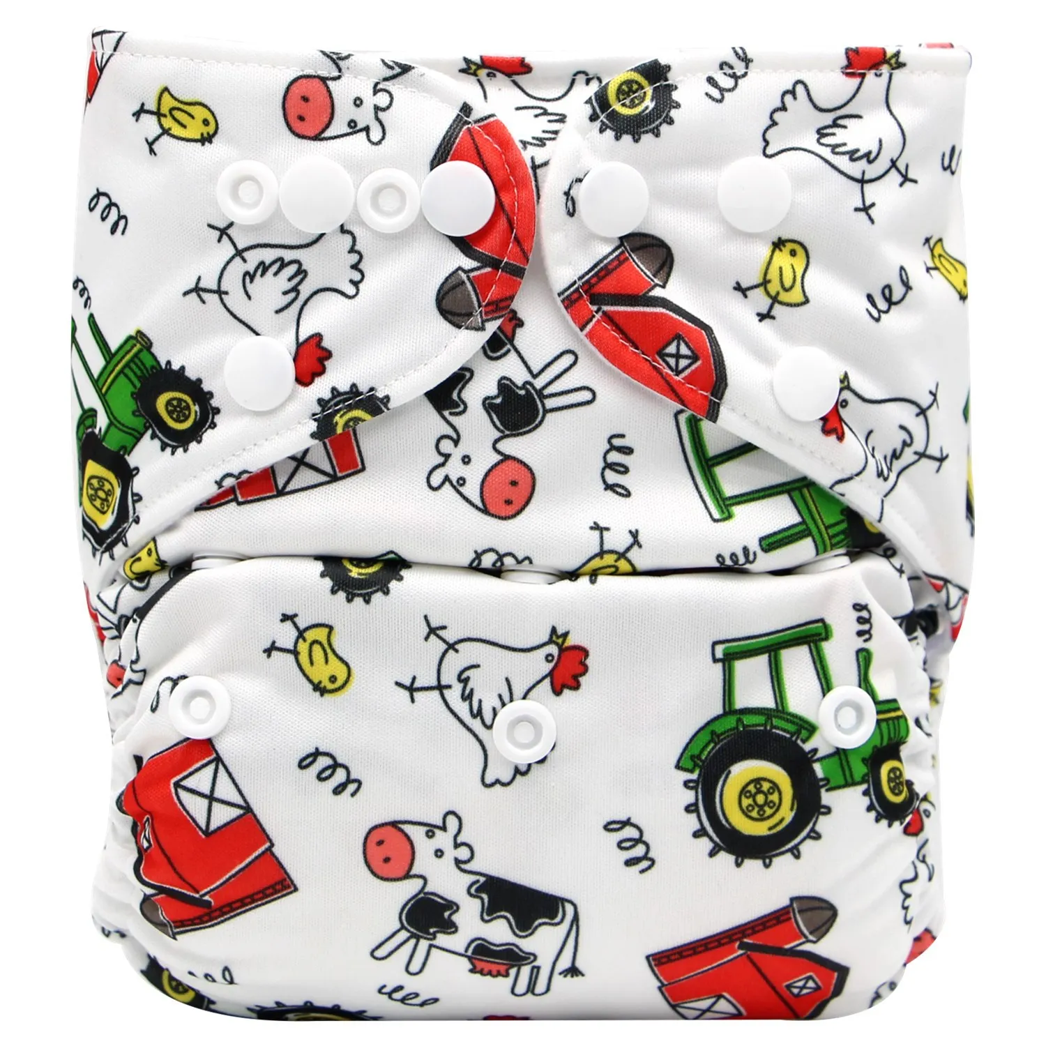 2023 1pcs/set Washable Eco-friendly Baby Cloth Diaper Ecological Adjustable Nappy Reusable Diaper Fit 0-2year 3-15kg