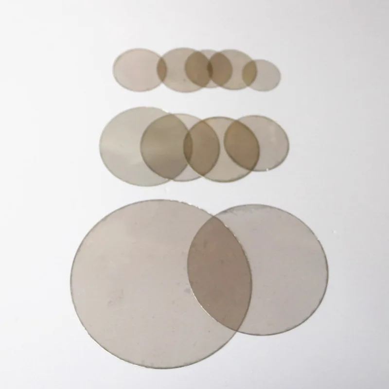 

Transparent mica sheet, circular, insulating sheet, high-temperature resistant AFM/SEM natural mica sheet. e
