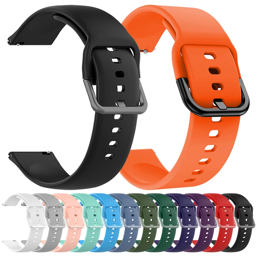 20mm 22mm Sportarmband für Samsung Galaxy Watch 7/5 Pro/6/4 Classic 44/40mm Silikonarmband Galaxy Watch 7/Gear S3 Classic Armband