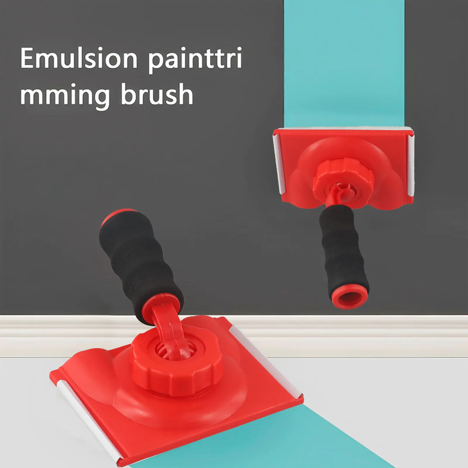 Paint Edge Trimmer Plastic Trim Paint Edger Adjustable Wall Corner Pad Painter ABS Flocking Sponge With Handle Brushes