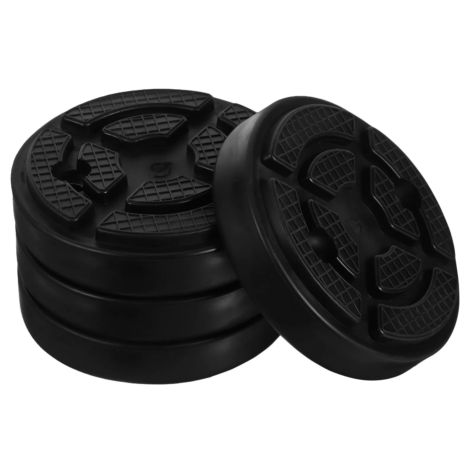 4Pcs Two-Post Lift Rubber Pads 120x30mm High Density Abrasion Resistant Car Lifting Pad for Auto Repair Hoist Protection