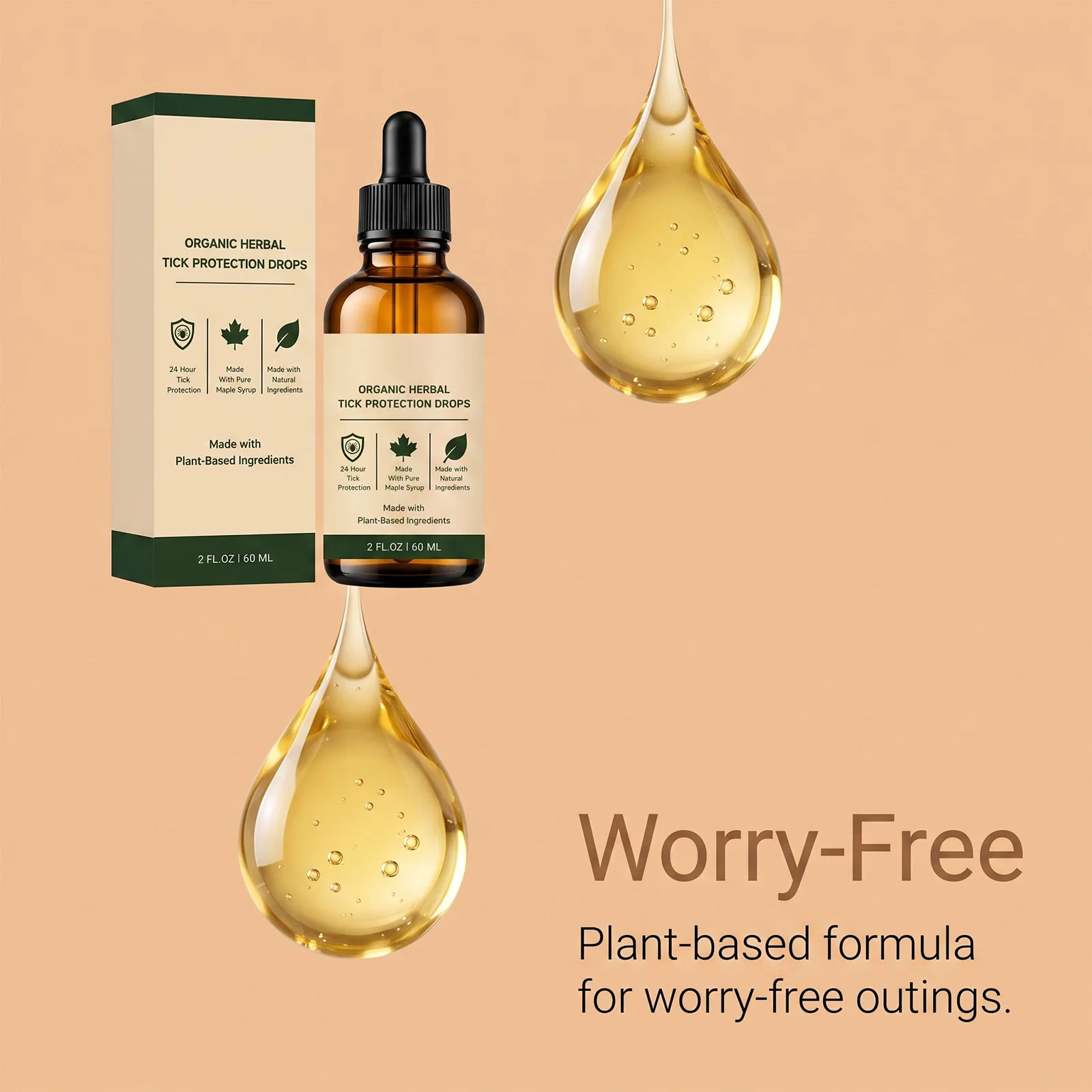 Outdoor Herbal Oral Drops Oregano & Garlic Extract Liquid Tincture Immune Antioxidant Respiratory Gut Cleanse Support