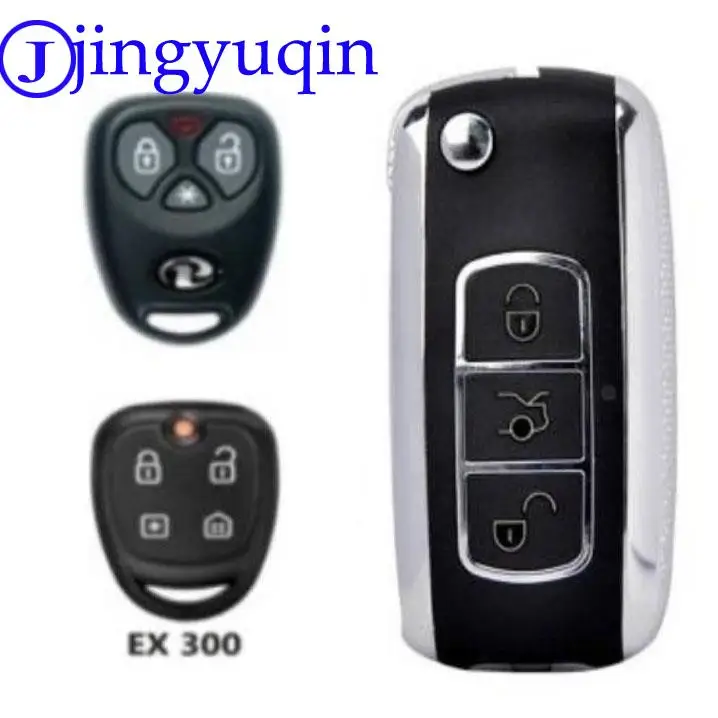 jingyuqin Remote Car Key Shell Cover Fob For ex300 Super Duty Keyless Case