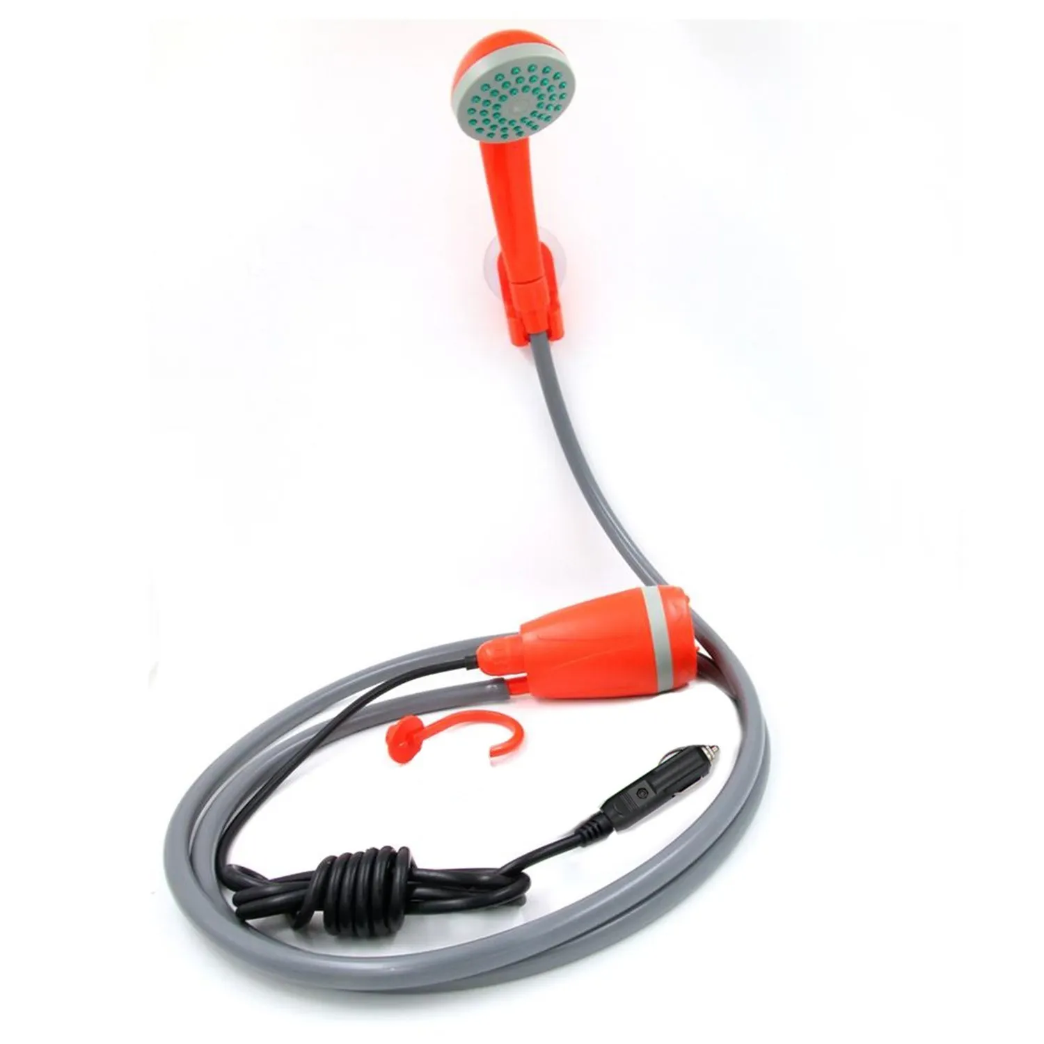 

Portable 12V Electric Outdoor Handheld Shower with Pump for Car Washing Camping Hiking Flowering Garden Plants Watering