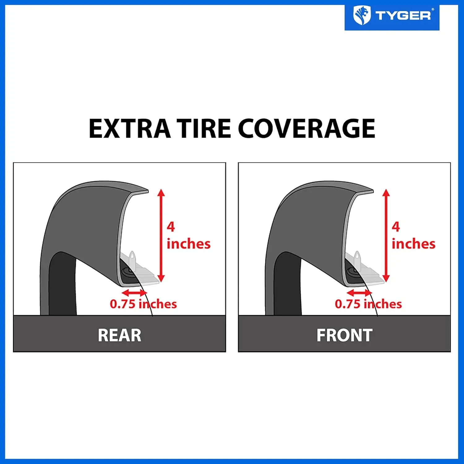 Flares de pára-choque para caminhões Chevy Silverado GMC Sierra 1999-2006, conjunto de 4 peças preto pintável