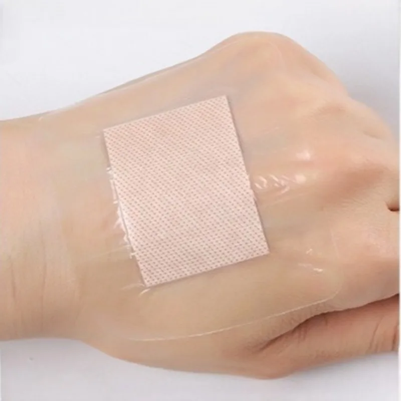10 قطعة/المجموعة 10*10 سنتيمتر تضميد الجروح التصحيح شفافة الفرقة المعونة مقاوم للماء لاصق الضمادات الإسعافات الأولية اللدائن شرائط