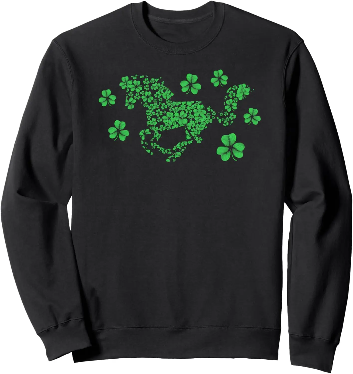 Irish Horse Lover Paardrijden Paardensport Ruiter Shamrock Sweatshirt