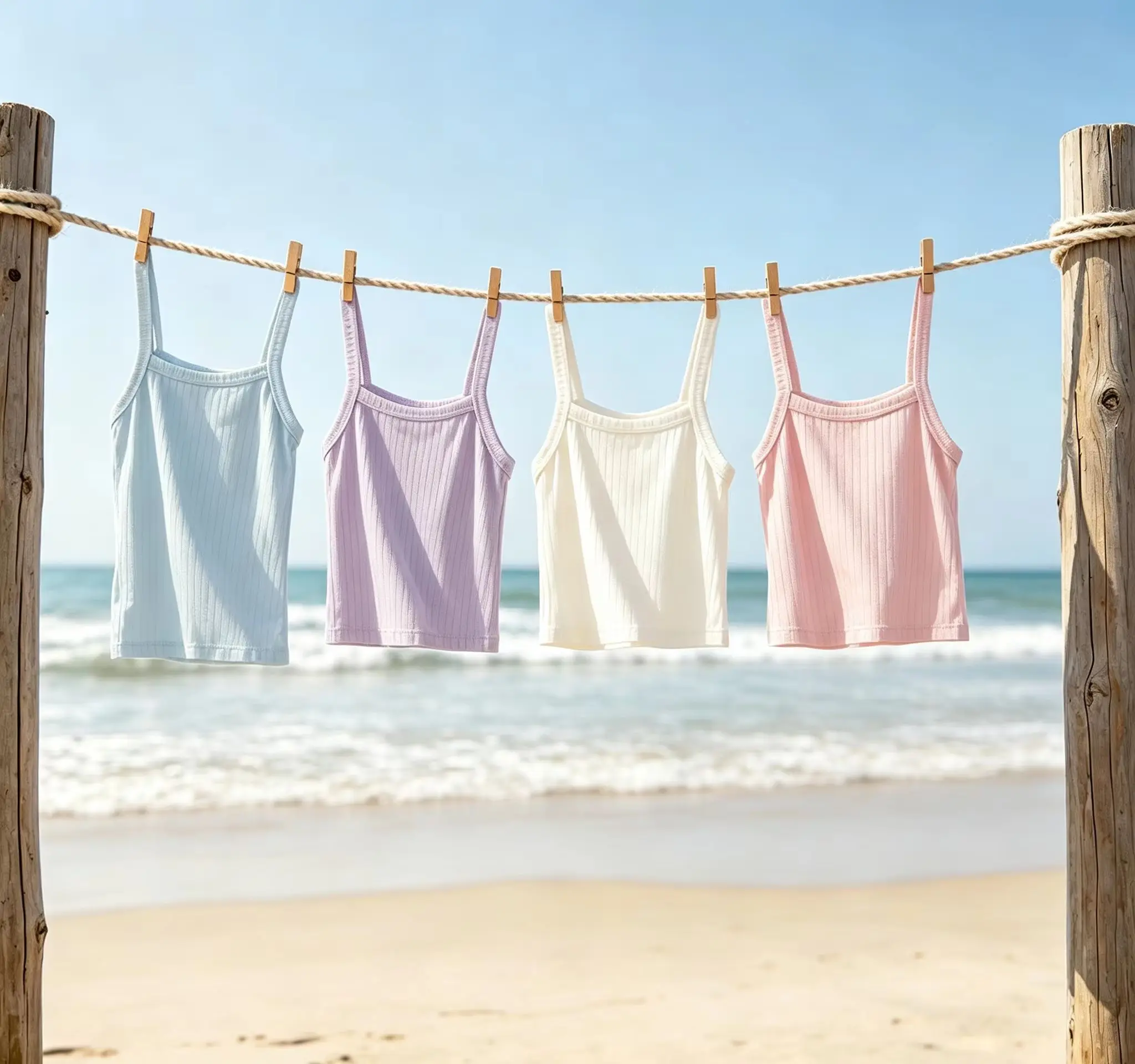 Girls Candy Color Spaghetti Strap Camisole Sleeveless Tank Top Soft Breathable Summer Kids Toddler Casual Undershirt Vest