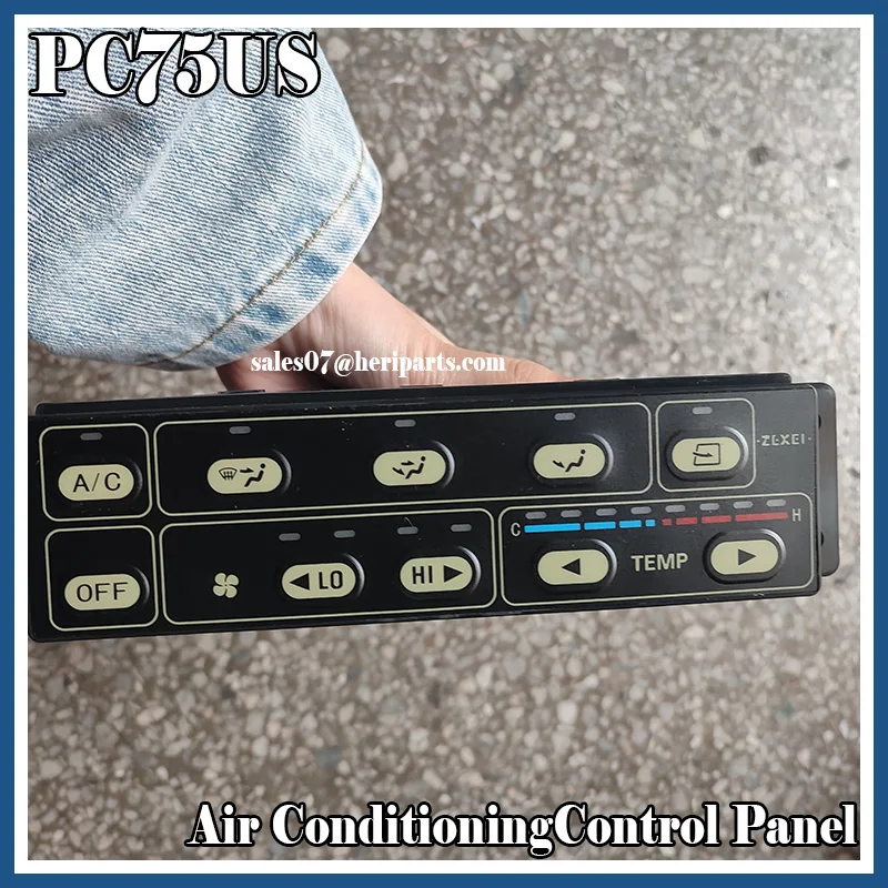 

New Excavator Air Conditioning Control Panel For Komatsu PC75US PC78US PC128US PC138US 228US