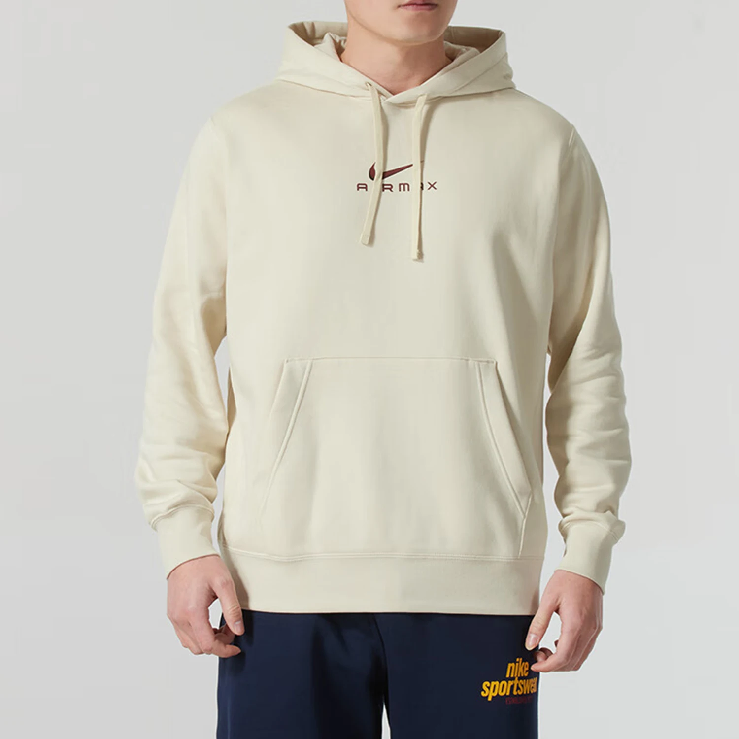 

Nike genuine genuine Spring New Men's Pullover Fleece Hooded Warm Sweatshirt HQ2970-234