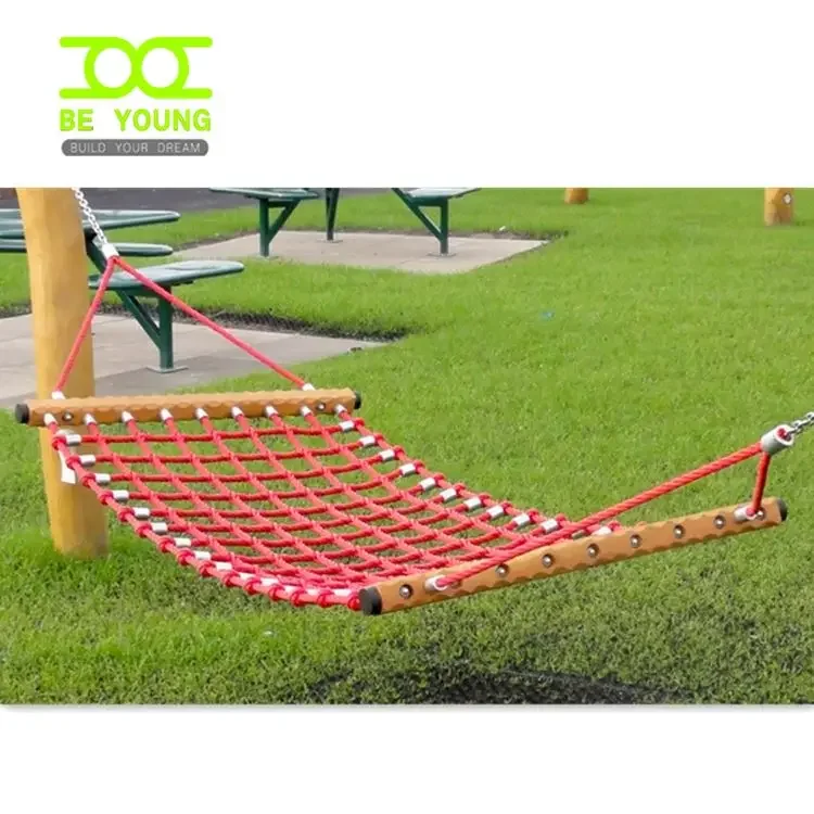 Columpio al aire libre a la venta, hamaca para niños, parque infantil, macramé de nailon de malla, patio trasero para adultos con red, hamacas para escalar en el suelo, playa