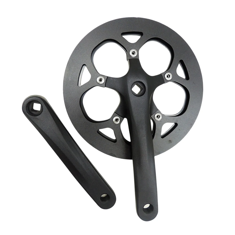 170mm Bike Crankset 50T Crankset Aluminum Alloy Material Easy To Install Fixie Bike Parts For Square Hole Bike