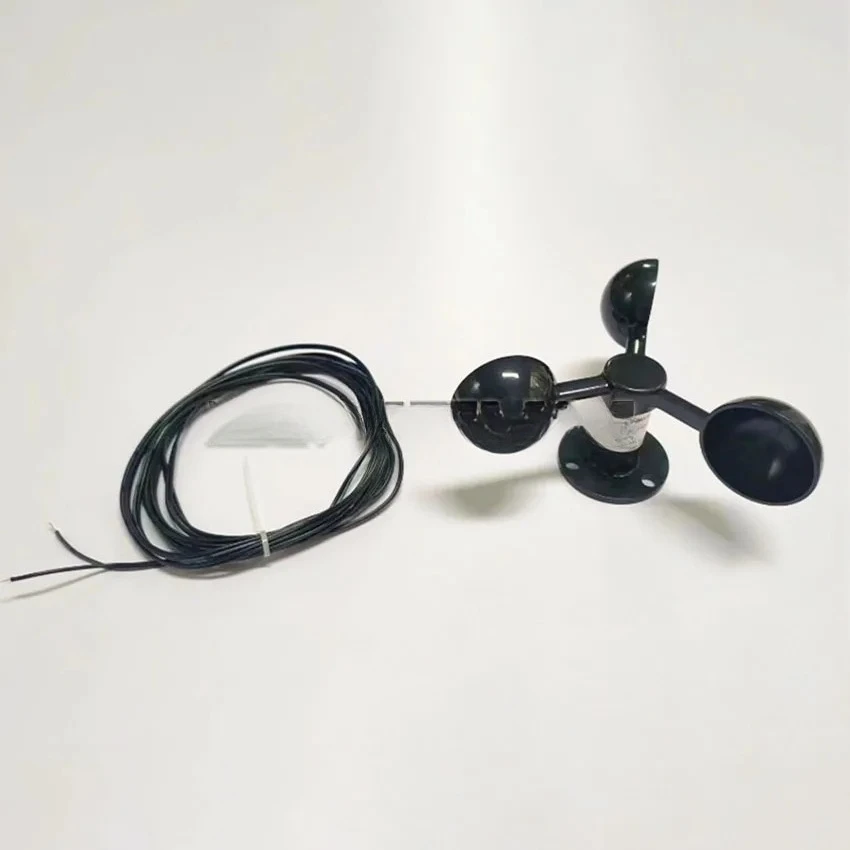 Wind Speed Sensor Anemometer Speed Measurement Wind Speed Sensor DIY Three Cup Type Wind Power Generation