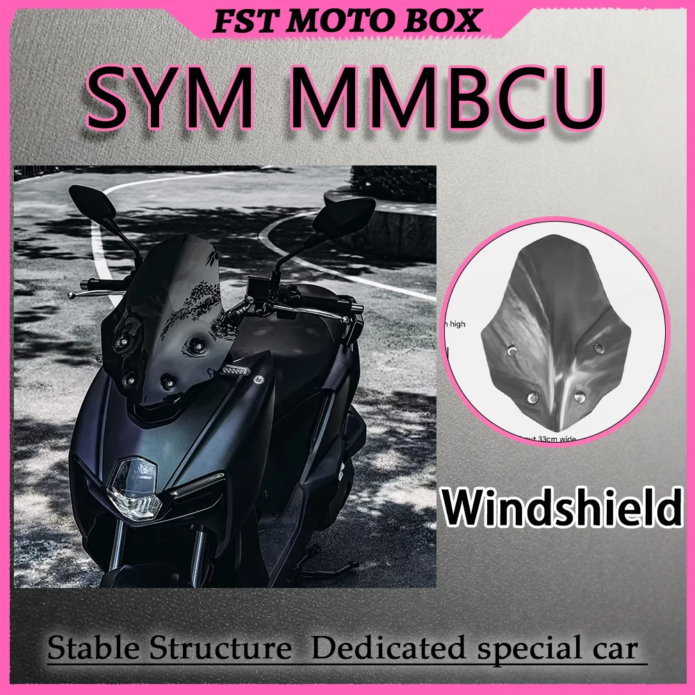 FOR SYM MMBCU Front Wind Deflector All-Weather Wind And Rain Protection Modified Accessory Enhances Front Body Appearance Lines
