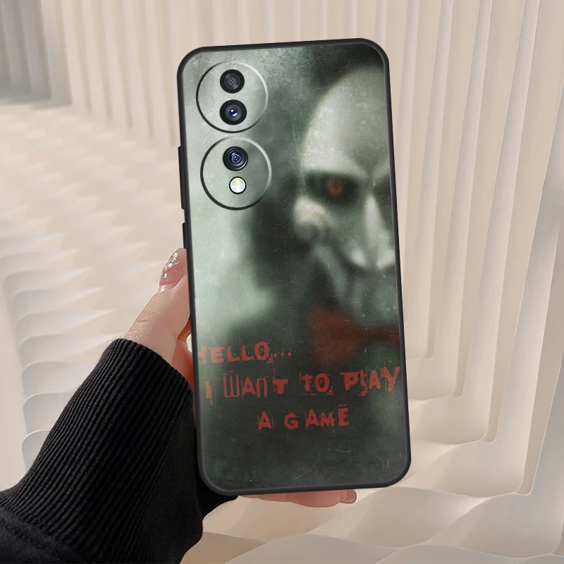 Jigsaw Saw Horror Case For Honor 90 Lite 70 50 X8a X9a X7a X6a X7 X8 X9 8X Magic 5 Pro Magic 4 5 Lite Cover