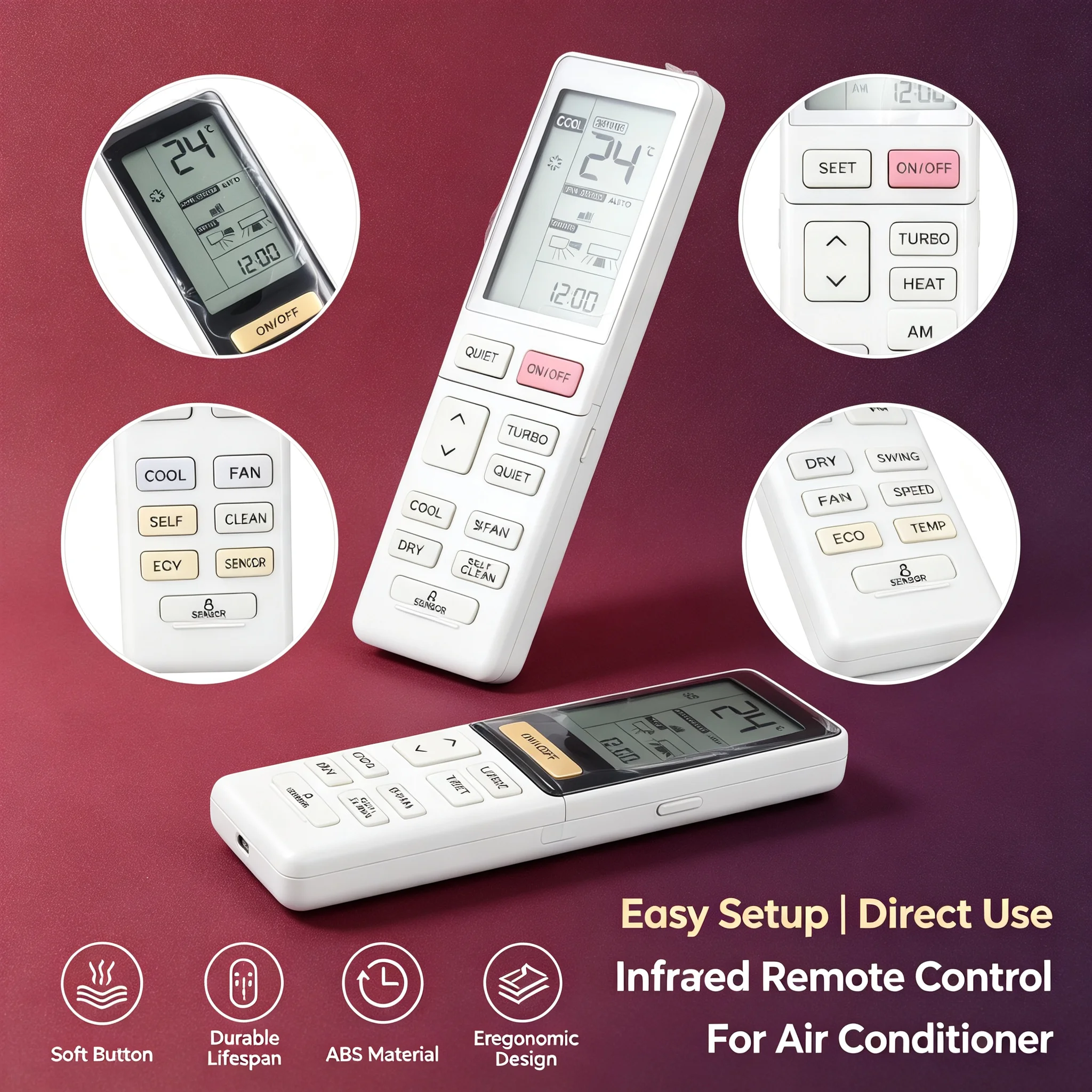 Remote Control  0010401294N 0010402886S For Haier Air Conditioner