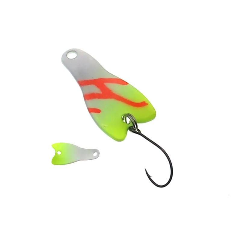HISTOLURE Trout Lure Small Spoon Bait 2.8g 30mm Colorful UV Copper Metal Fishing Spoon  Lures For Trout