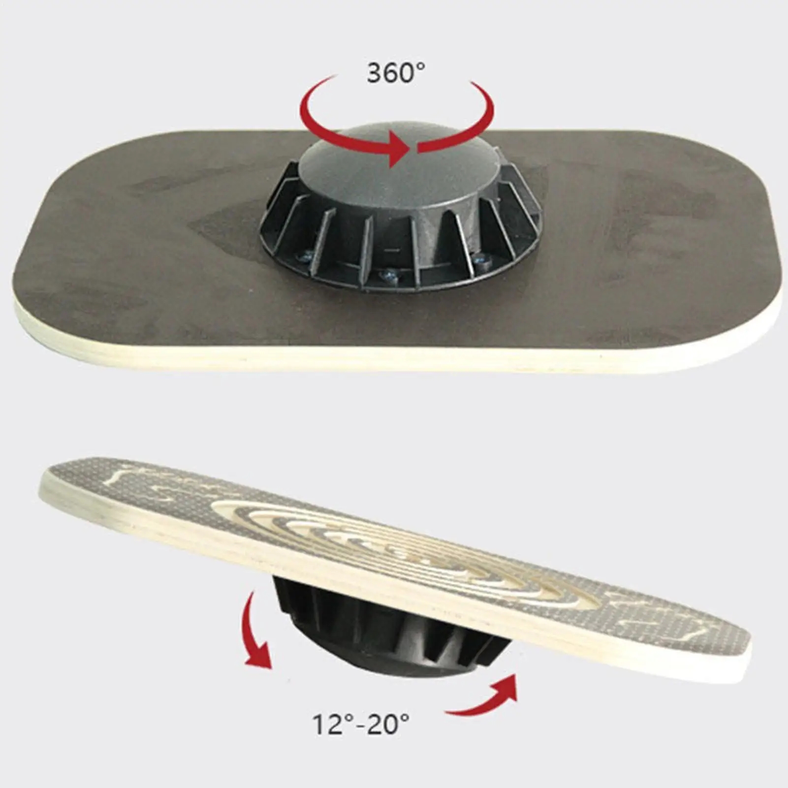 Calf Stretch Board Adjustable Angle Balance Stretching Block Wooden Incline Wedge Stretcher for Squats for Ankle Heel Knees Leg