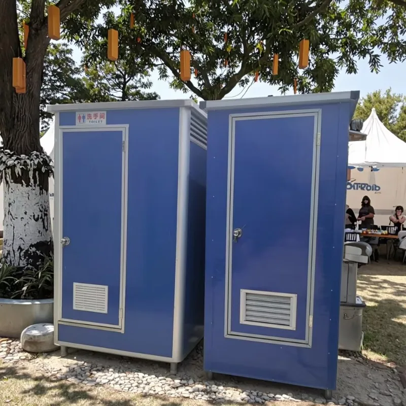 Mobile Toilet Cabin Portable Restroom for Event Sites Construction Areas Public Places Camping RV Areas Durable Site Use
