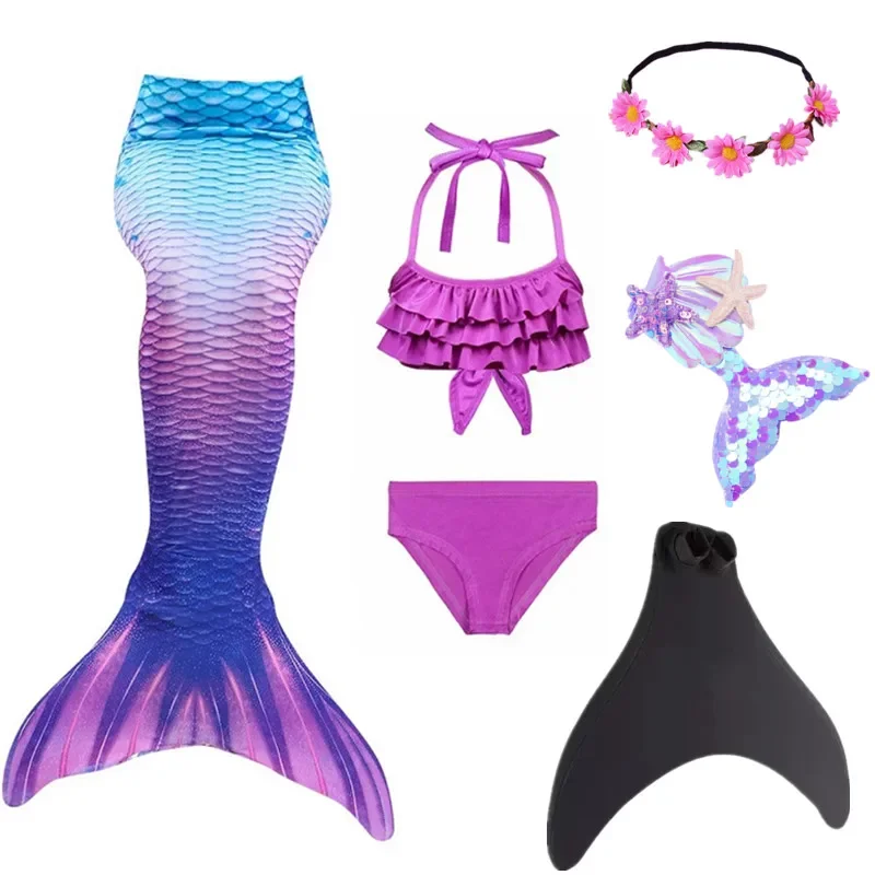 Bear House AA Zomer kinderen Zwemmen Staart 111, Kostuum Cosplay Kinderen Prinses Partij Fantasie Badpak Kan Mo toevoegen Nieuwe 2025 WKD001