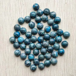 Fashion good quality natural blue onyx round cab cabochon beads for jewelry Accessories 10mm wholesale 50pcs/lot