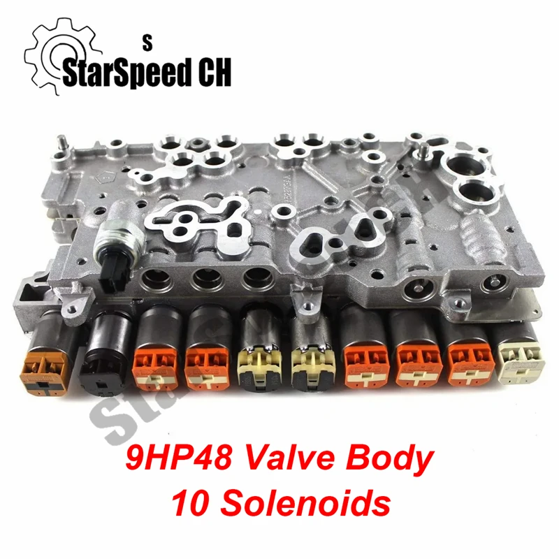 

Original 9HP48 ZF9HP48 948TE Transmission Valve Body with 10 Solenoid For Land Rover Discovery Sport Evoque Jeep 9 Speed Parts