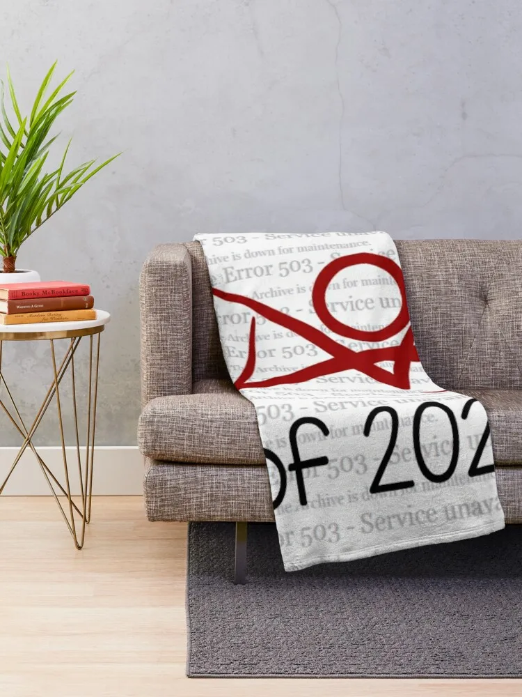 I survived the great AO3 attack of 2023 Throw Blanket Sofa Quilt Soft Big Blanket