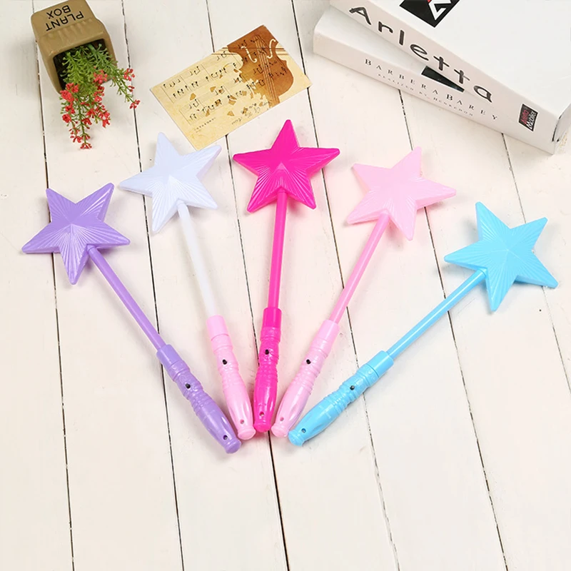 Children Illuminated Toys Five-pointed Star Flash Stick Girl Fairy Star Rod Toy Gifts