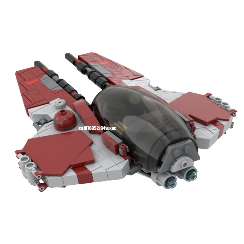 Neue 399pcs berühmten Star Film Eta-2 Actis Klasse Interceptor Space Fighter Modell DIY kreative Ideen Kinderspiel zeug Geschenk blöcke MOC-75135