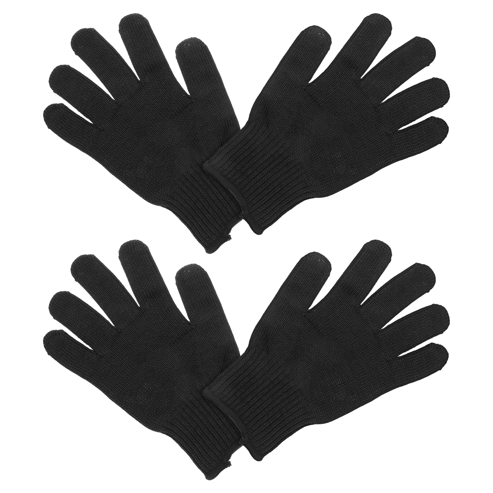 

2Pairs Cut Resistant Gloves Steel Wire Anti Cut Work Garden Safety Gloves Protective for Outdoor Glove Work Garden