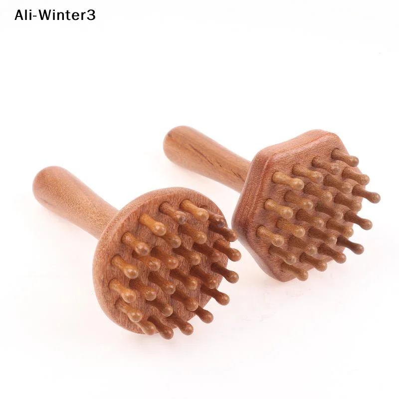 

(YY)1Pc Portable Brass Gua Sha Massage Tool Head Neck Leg Body Massager Lymphatic Muscle Relief Pain Deep Tissue Massage