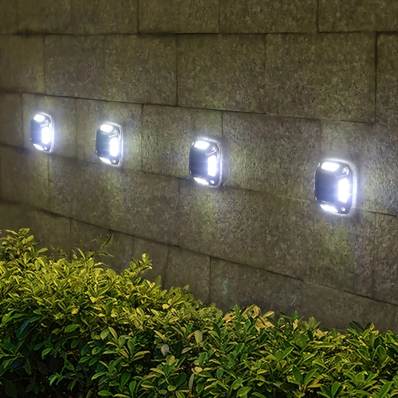 

2/4/8PCS Solar Driveway Lights 8 leds Waterproof Dock Deck Marker Lights Outdoor Solar Lamp for Driveway Sidewalk Pathway Yard