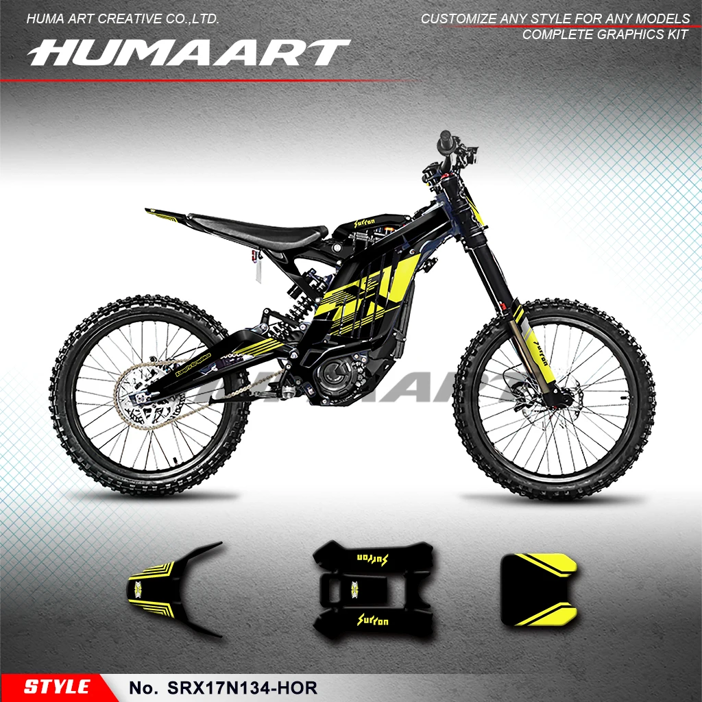 

Humaart Adhesive Sticker Wrap Design for Sur Ron Light Bee X/S Segway X160 X260 Dirt eBike, Style No.SRX17N134-KOR