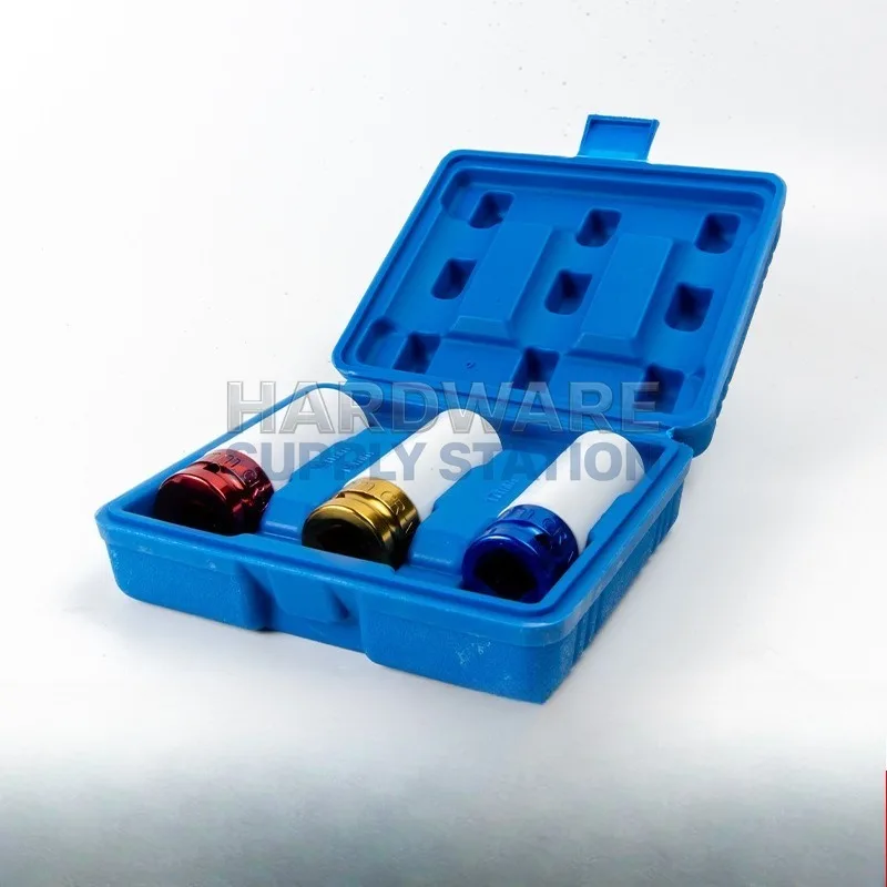 

3/5/7PC Pneumatic Tire Protection Socket + 1/2 Inch Color Design + Auto Repair Hardware Maintenance Tool