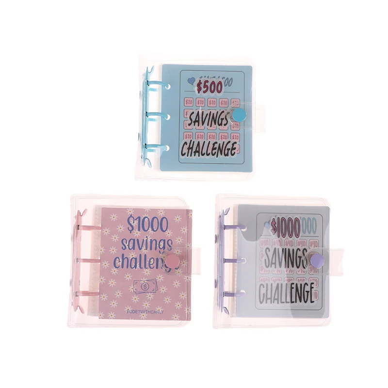 Geldbesparing Uitdaging Bindmiddel Waterdichte Pvc-Besparingen Daagt Bookmini Budget Binder Notebook Geldbesparing Uit
