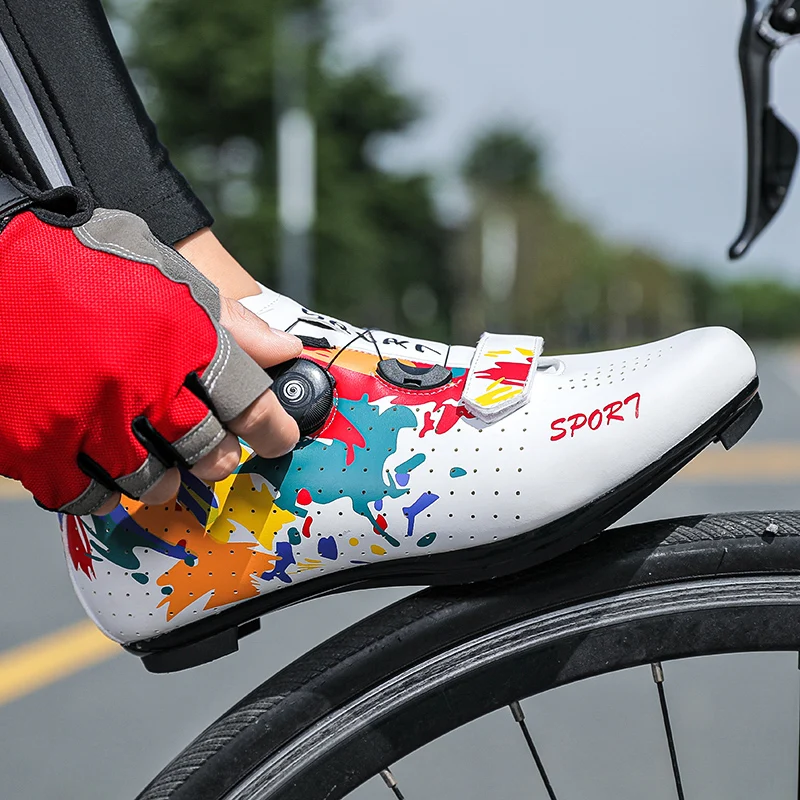 Herren-Fahrradschuhe MTB, Leichte und Langlebige Mountainbike-Schuhe, Geeignet für Outdoor-Bergfahrten, Unisex 37-46 – Detail 40