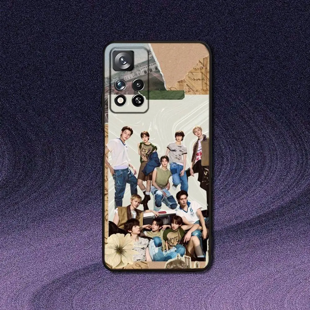 حافظة هاتف C-Cortis Go Boys Kpop لهاتف سامسونج S 25,24,23,22,30,21,10,9,Ultra,Plus,Lite,FE,4,5G حافظة ناعمة سوداء