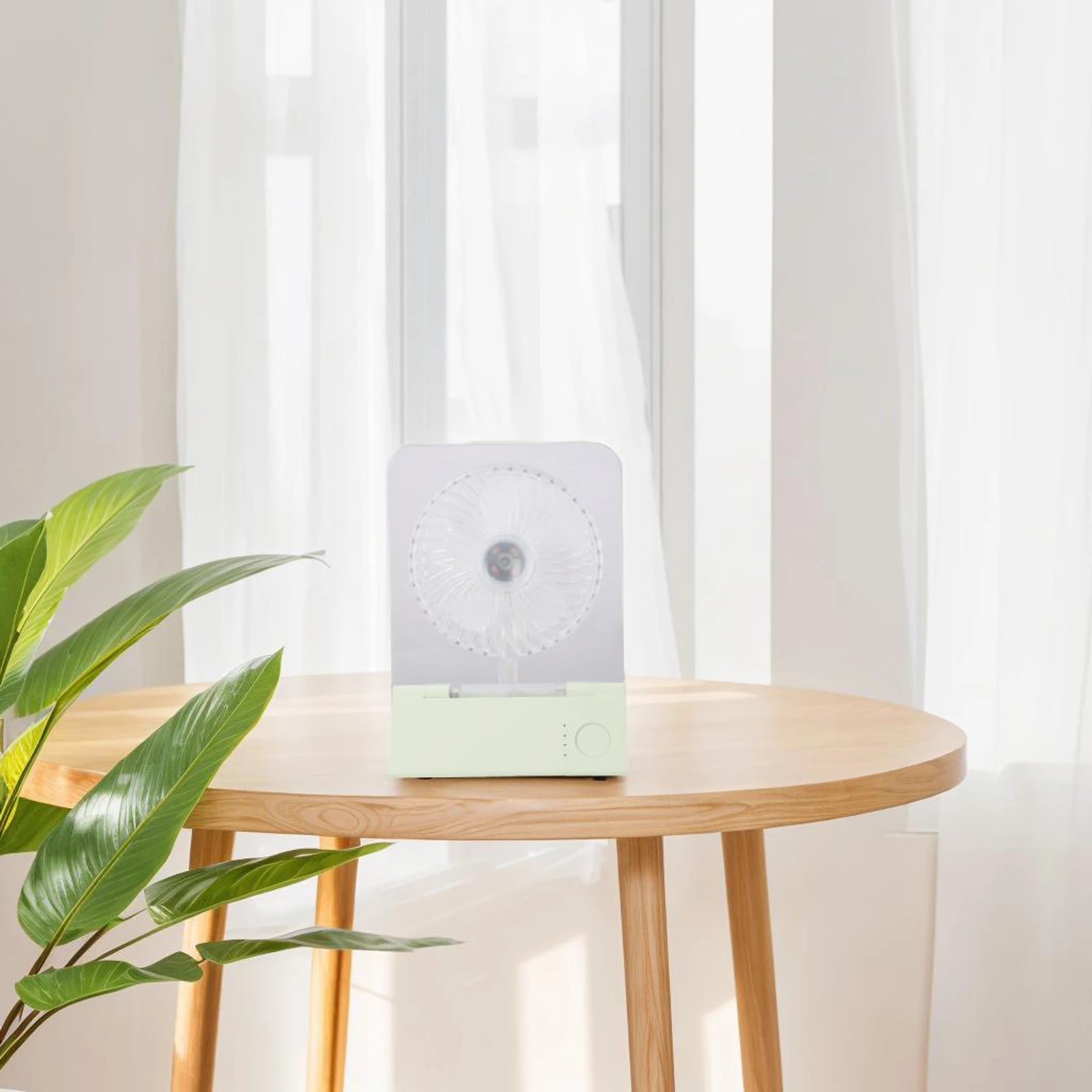 تبريد داخلي مروحة مكتب قابلة للطي هادئة ملونة LED مروحة مصباح ليد مروحة 192*140*60 مللي متر 4-Speed تدفق الهواء تخصيص تدفق الهواء #1