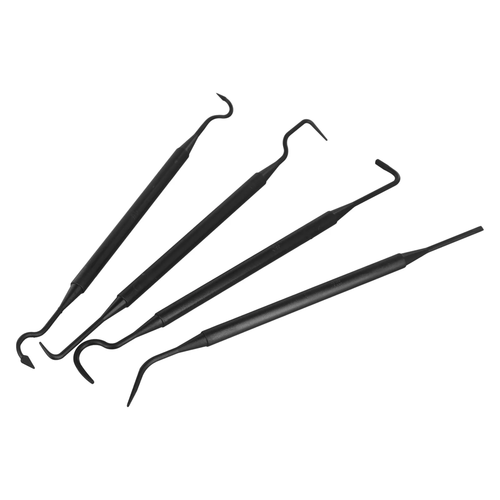 Car Detailing Nylon Pick Set with Double-End Configuration for Cleaning Interior Components Including AC Vents and Cup Holders